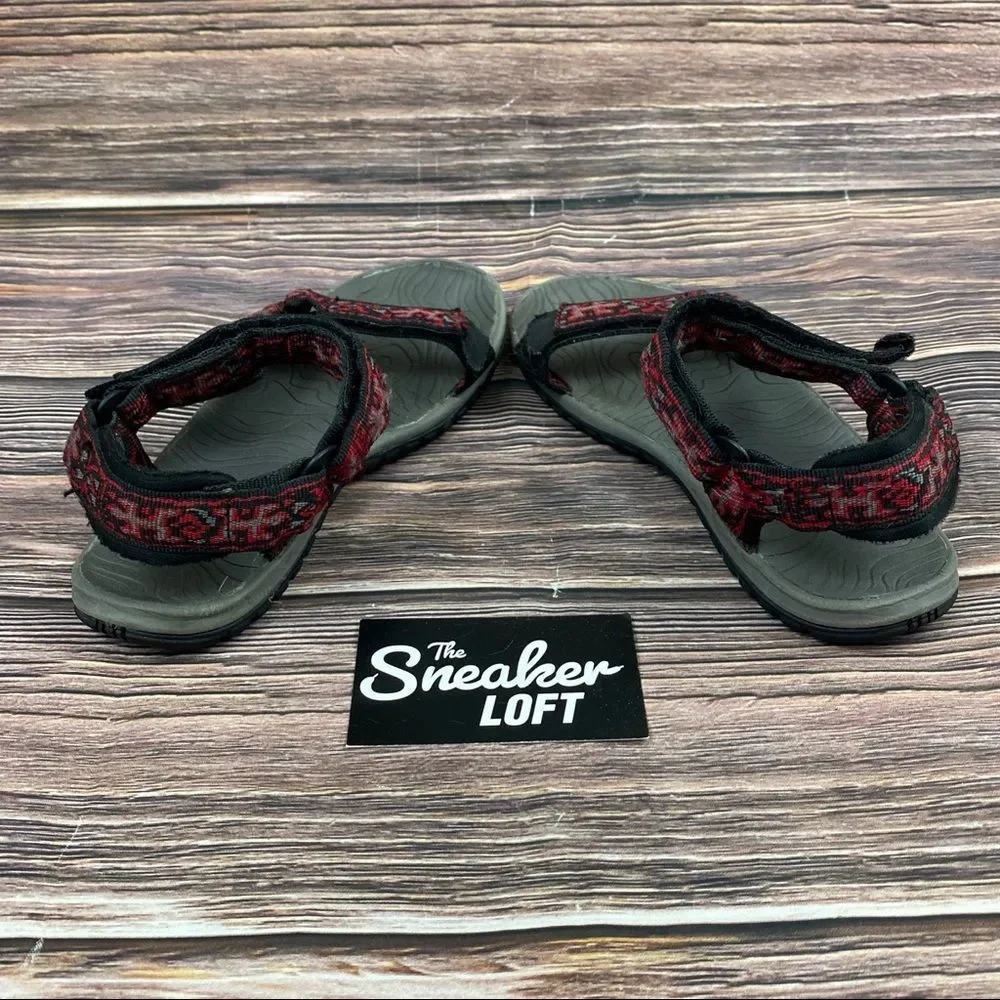 Teva Hurricane 4‎ Red Black Gray Youth Sandals